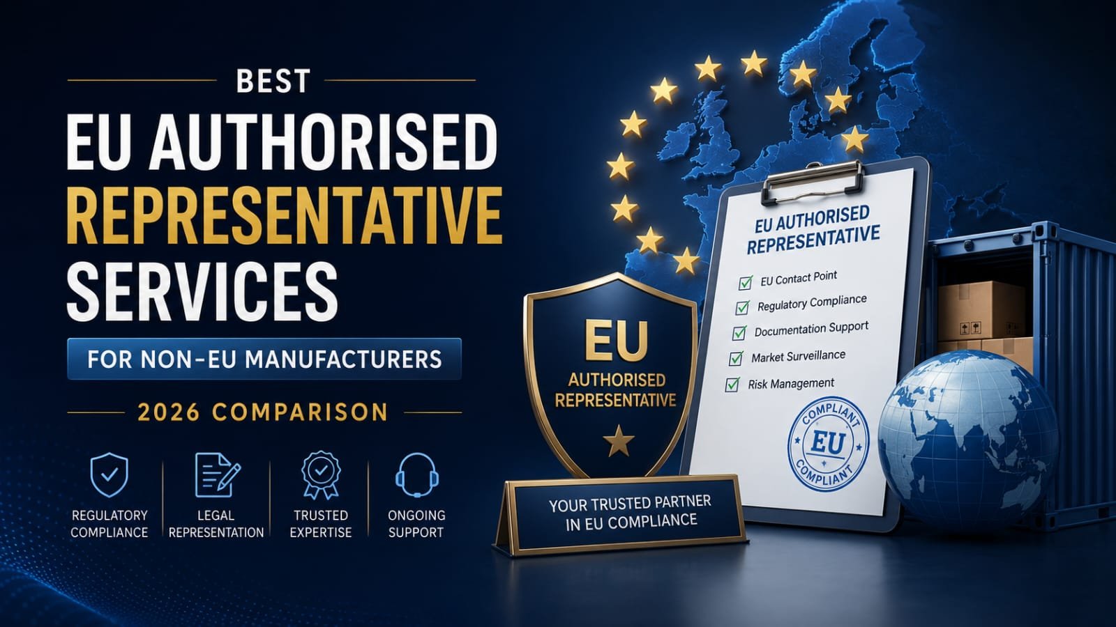 Best EU Authorised Representative Services for Non-EU Manufacturers (2026 Comparison)