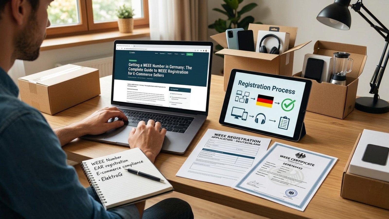 Getting a WEEE Number in Germany: The Complete Guide to WEEE Registration for E-Commerce Sellers