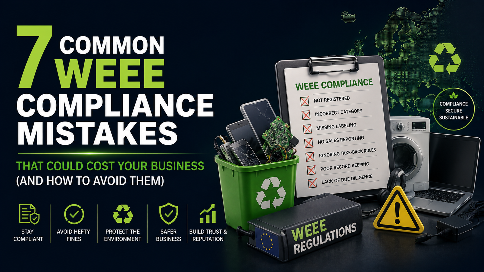 7 Common WEEE Compliance Mistakes That Could Cost Your Business (And How to Avoid Them)