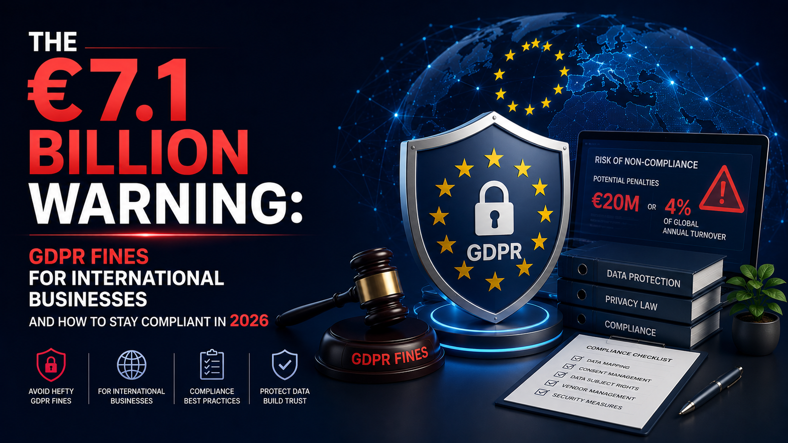 The €7.1 Billion Warning: GDPR Fines for International Businesses and How to Stay Compliant in 2026