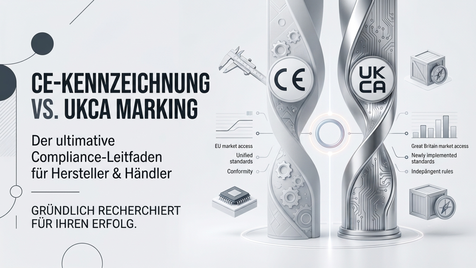 CE-Kennzeichnung vs. UKCA Marking: Der ultimative Compliance-Leitfaden für Hersteller & Händler