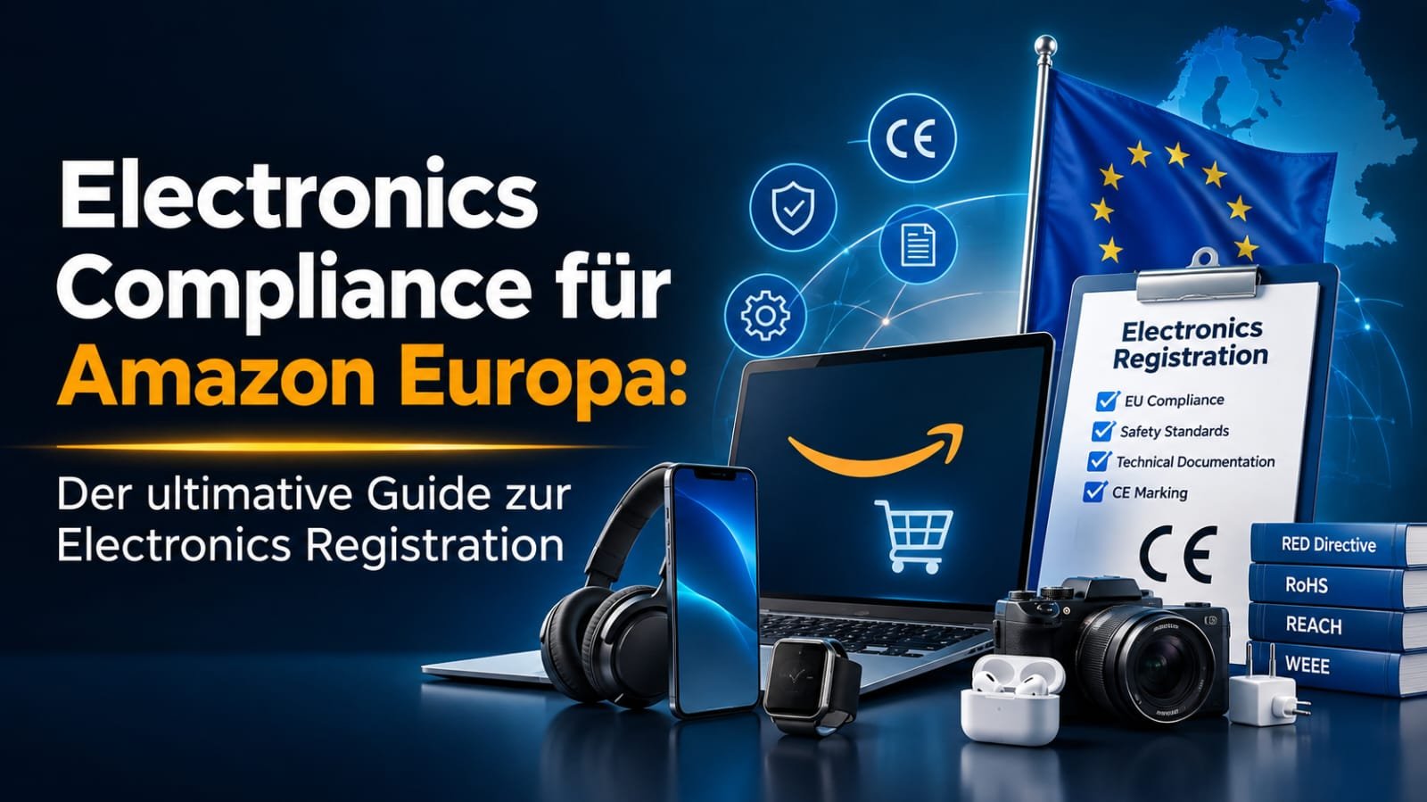 Electronics Compliance für Amazon Europa: Der ultimative Guide zur Electronics Registration