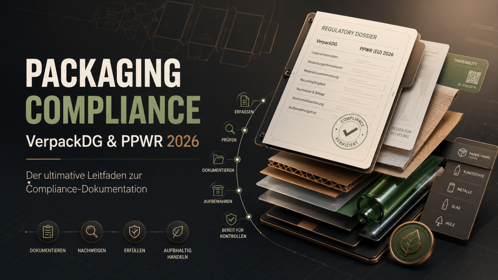 Packaging Compliance: Der ultimative Leitfaden zur Dokumentation nach VerpackDG und PPWR (2026)