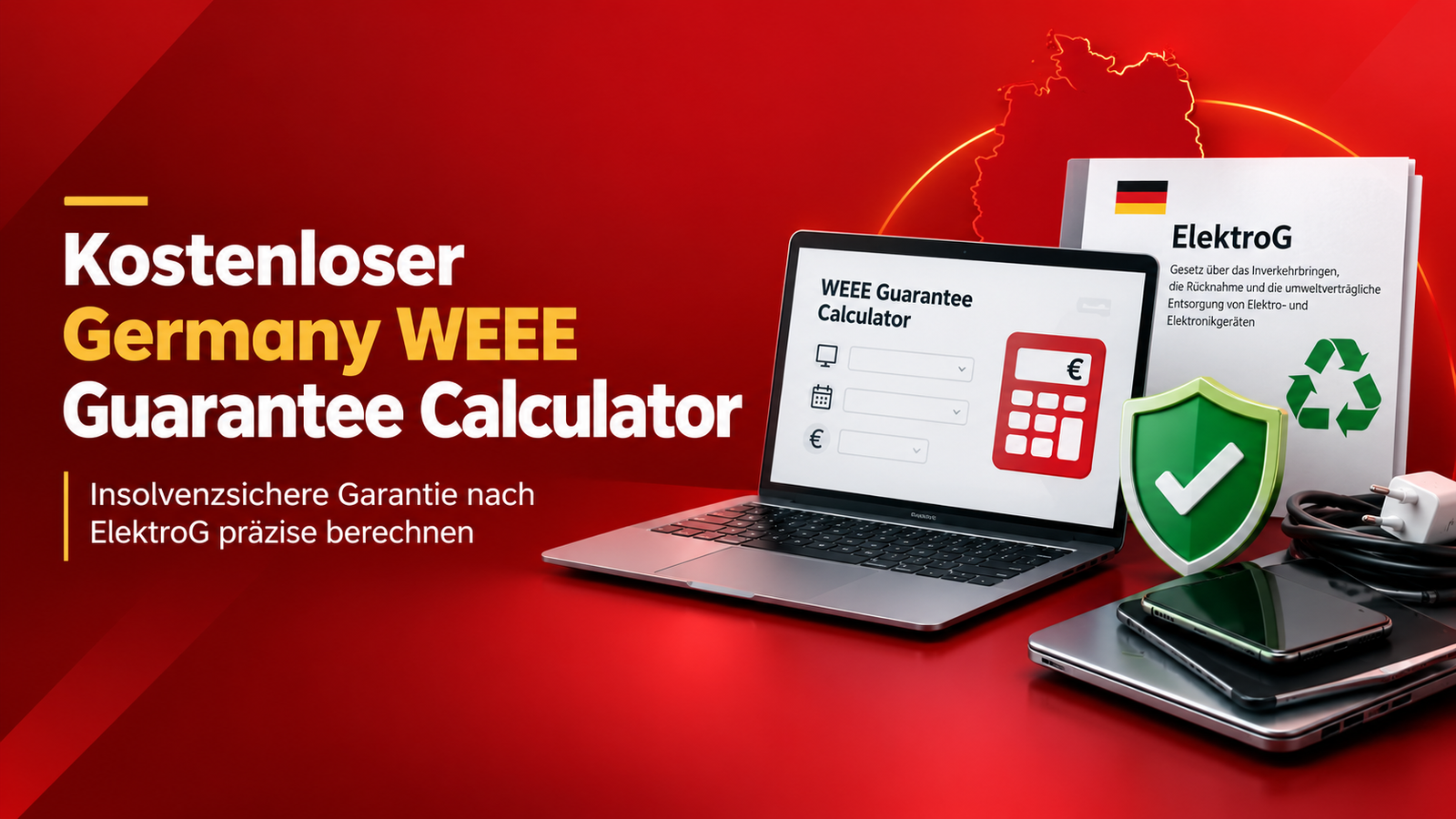Kostenloser Germany WEEE Guarantee Calculator: Insolvenzsichere Garantie nach ElektroG präzise berechnen