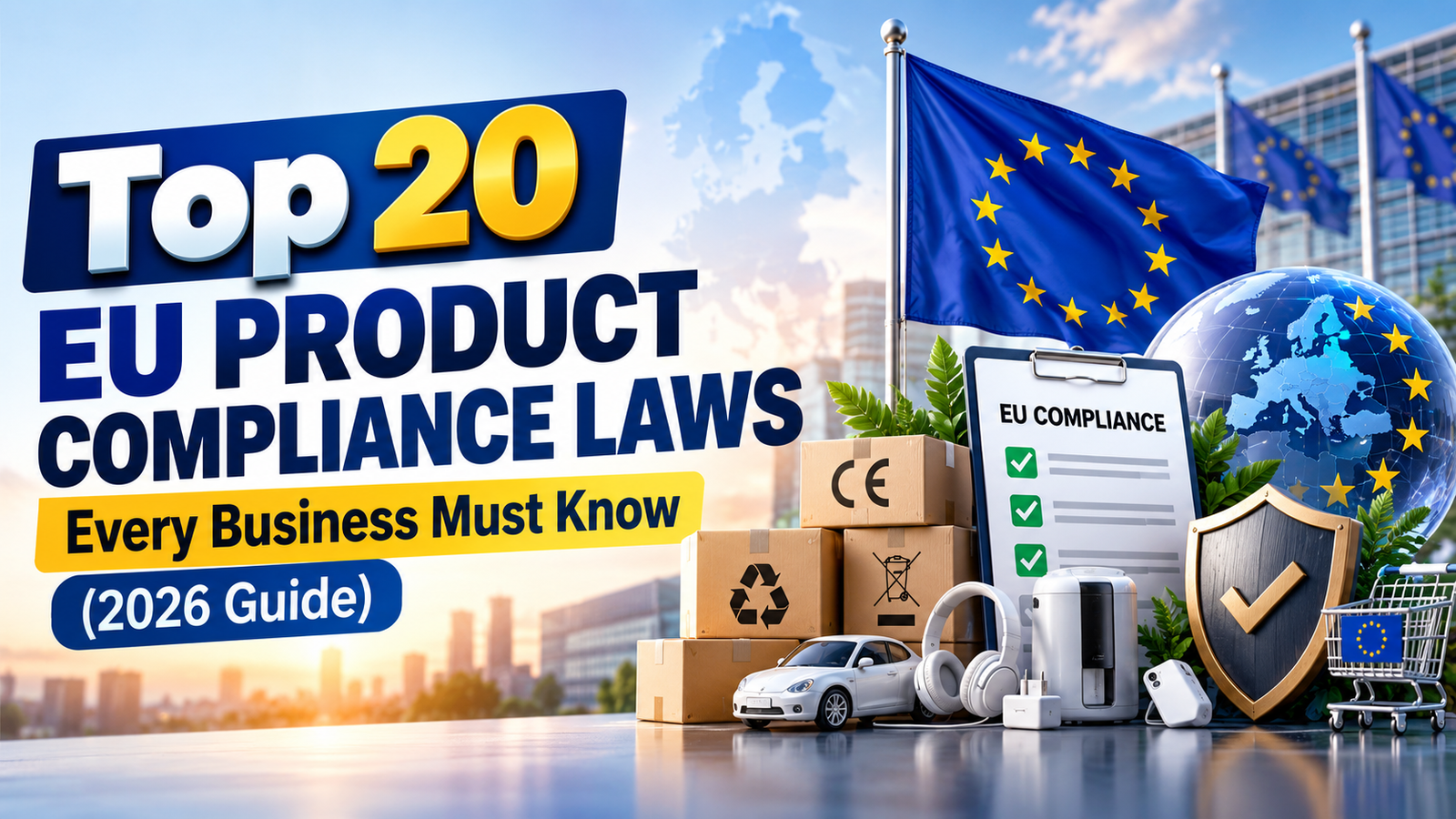 Top 20 EU Product Compliance Laws Every Business Must Know (2026 Guide)