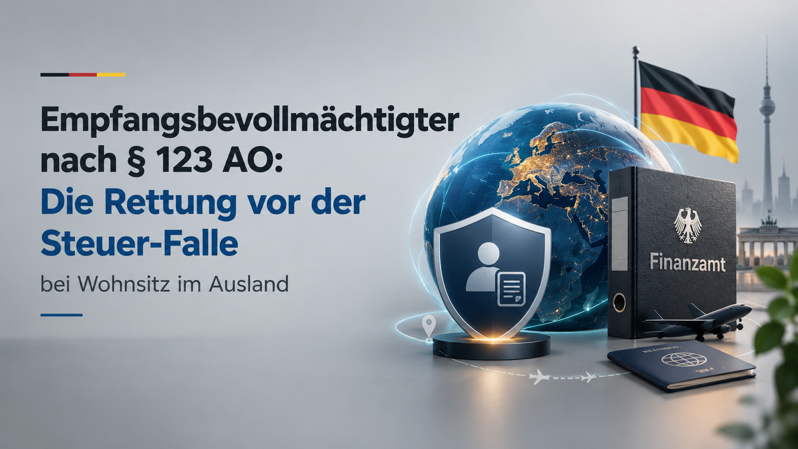 Empfangsbevollmächtigter nach § 123 AO: Die Rettung vor der Steuer-Falle bei Wohnsitz im Ausland