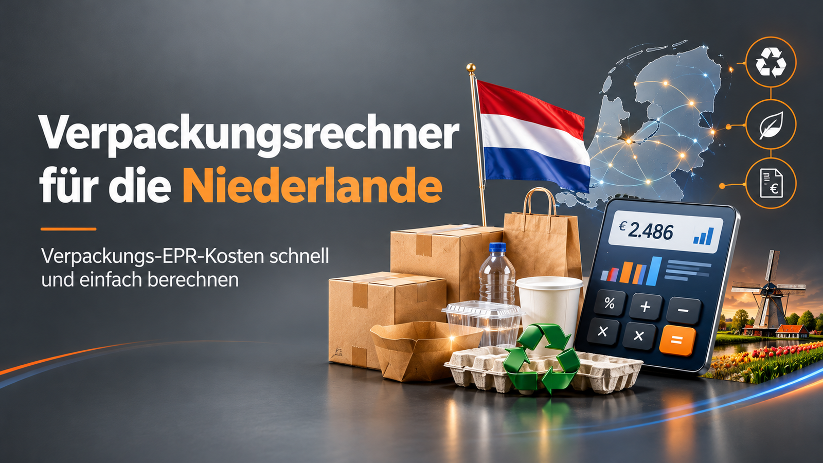 Verpackungsrechner für die Niederlande