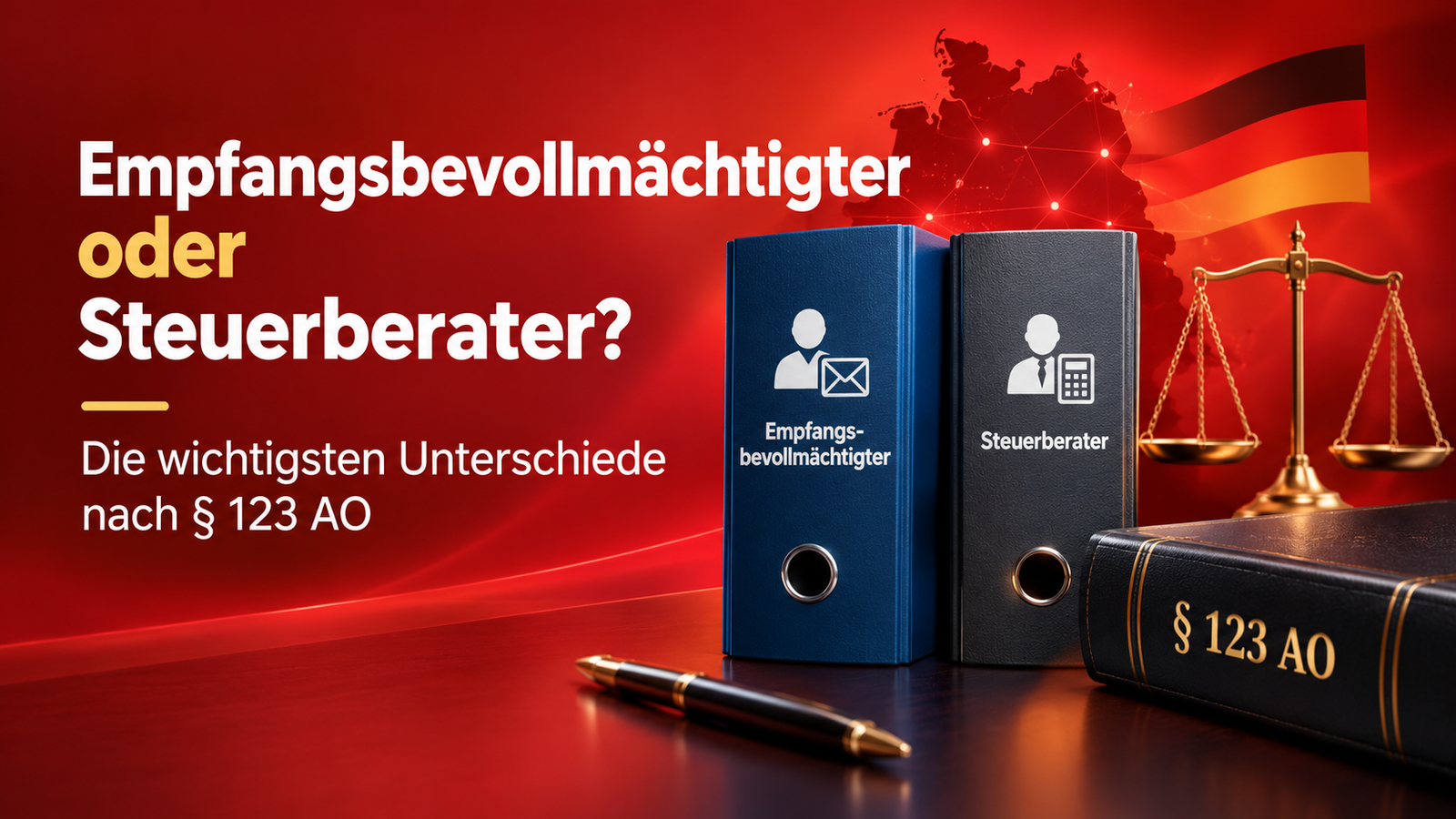 Empfangsbevollmächtigter oder Steuerberater? Die wichtigsten Unterschiede nach § 123 AO