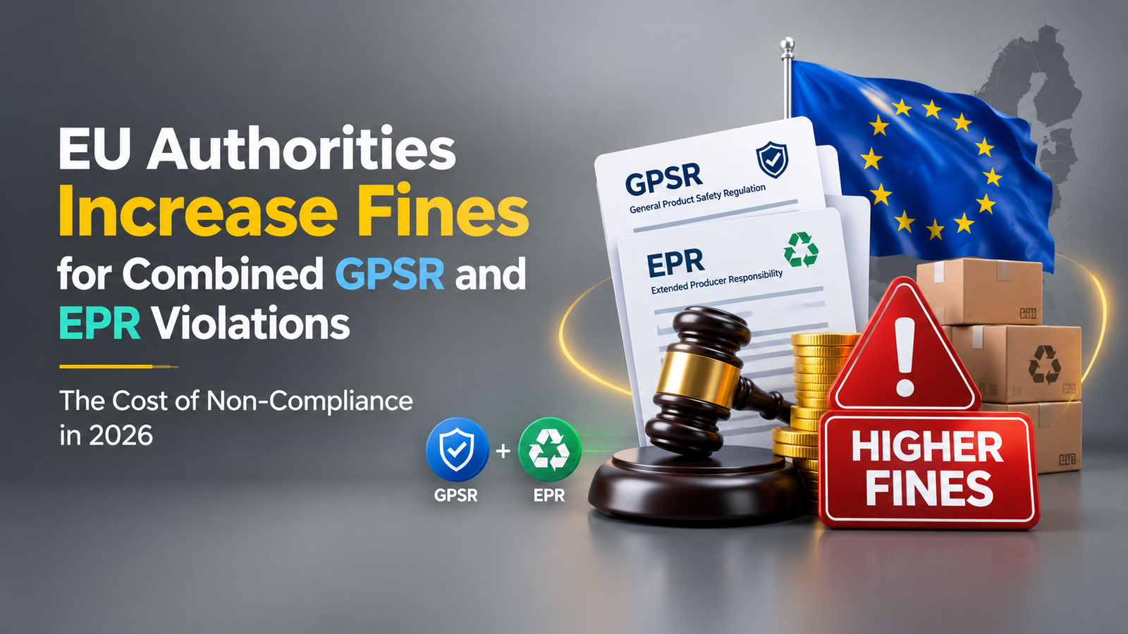 EU Authorities Increase Fines for Combined GPSR and EPR Violations: The Cost of Non-Compliance in 2026