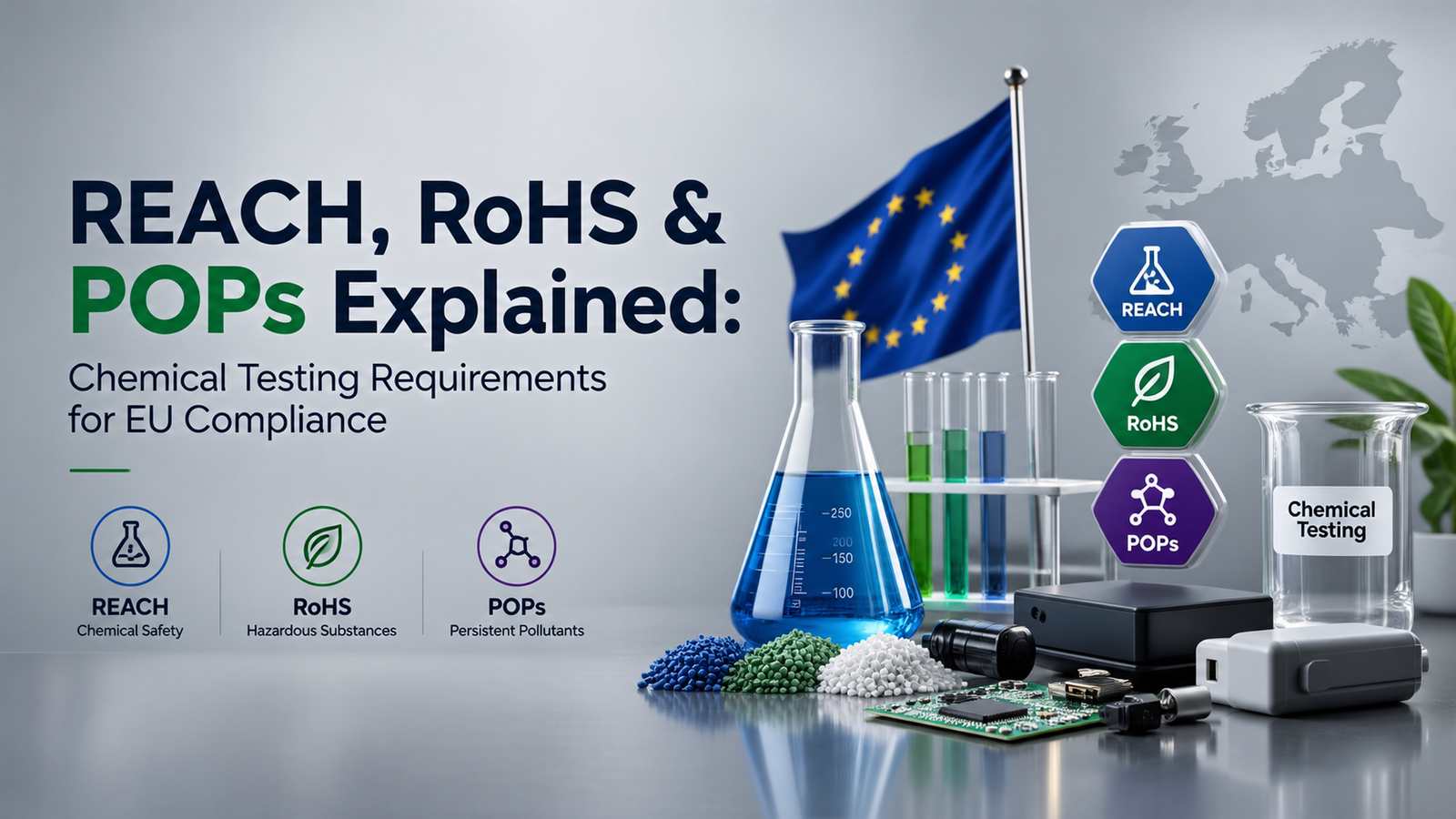 REACH, RoHS & POPs Explained: Chemical Testing Requirements for EU Compliance