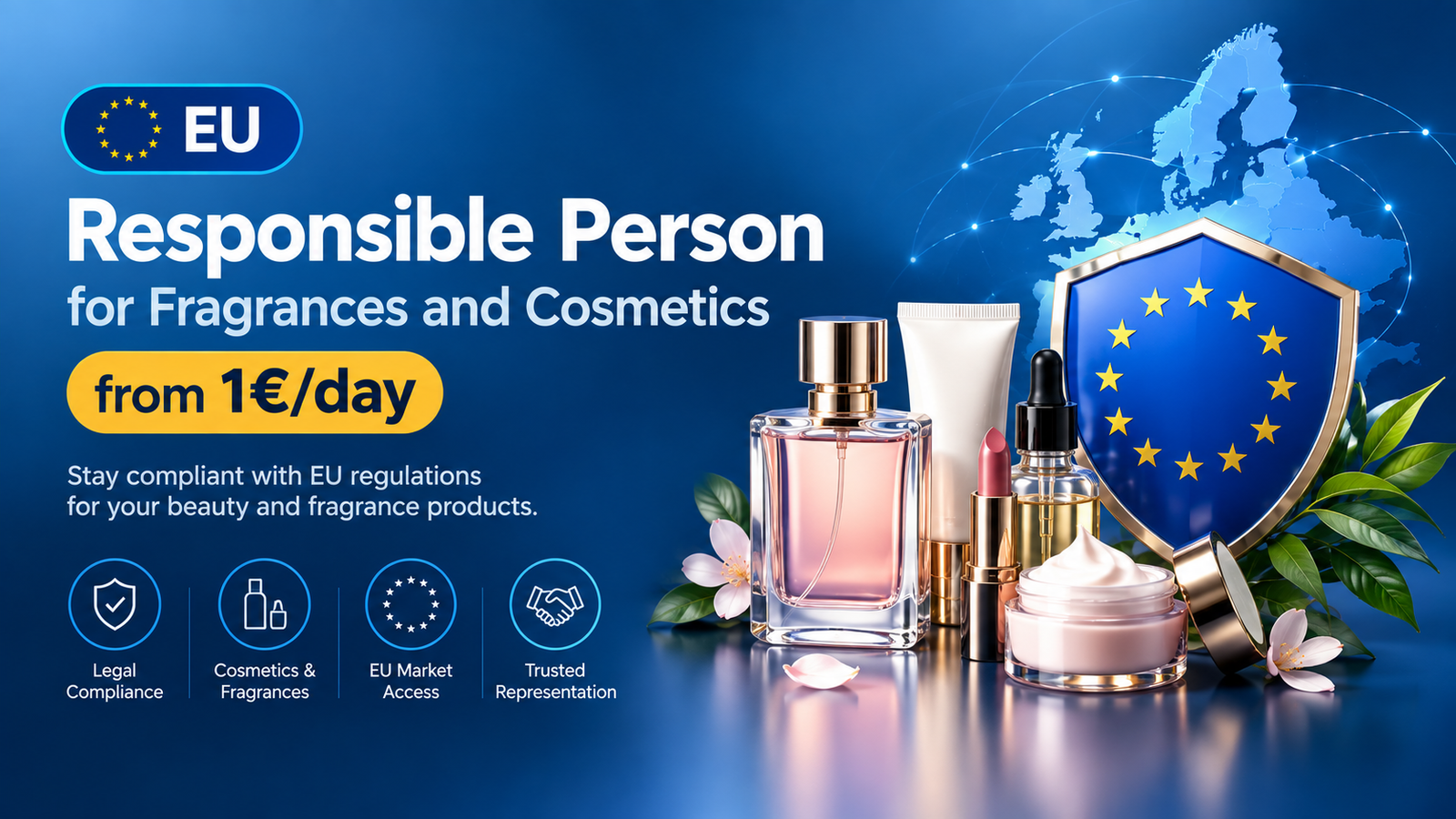 EU Responsible Person for Fragrances and Cosmetics from 1€/day