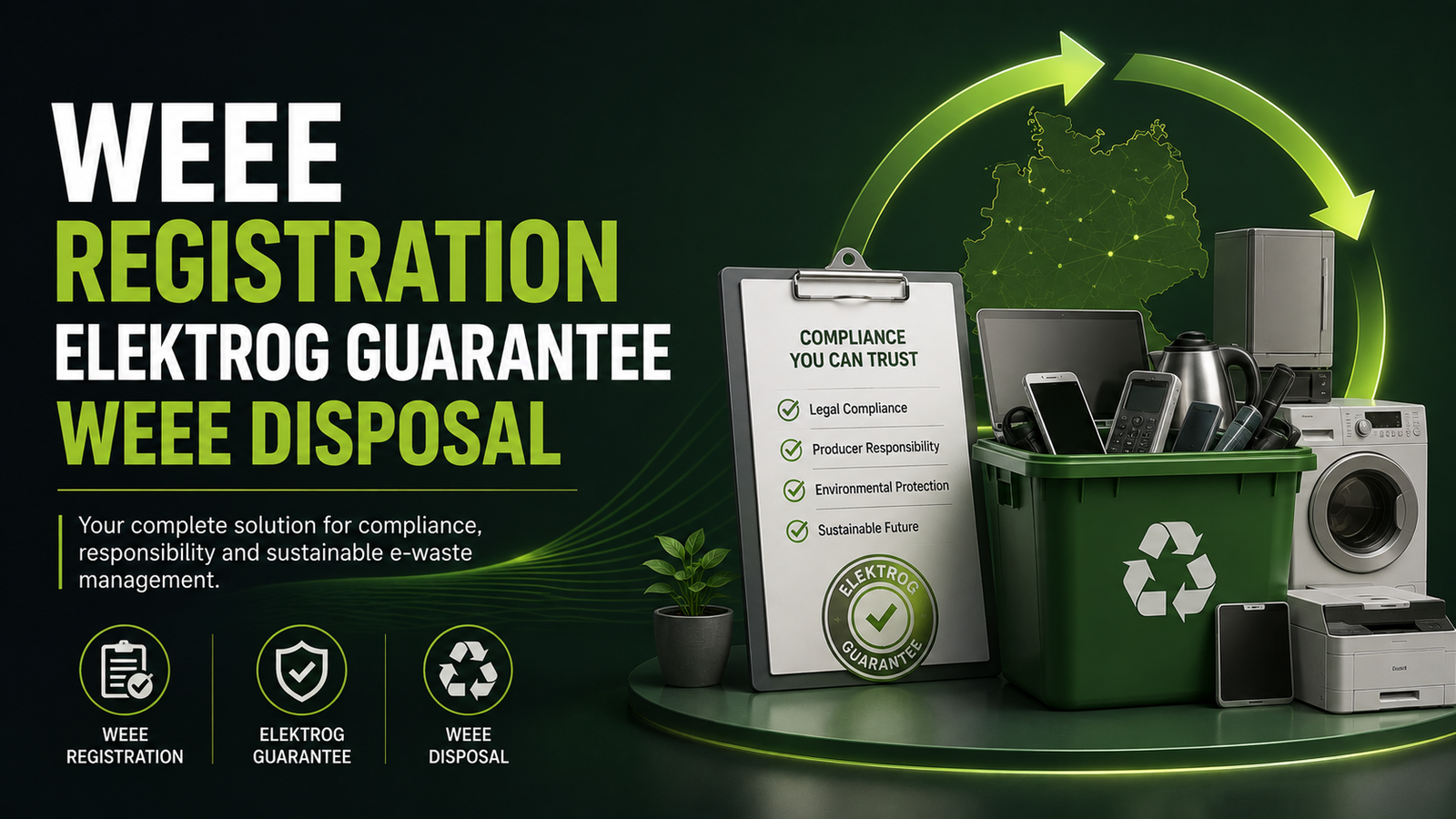 WEEE Registration – ElektroG Guarantee – WEEE Disposal