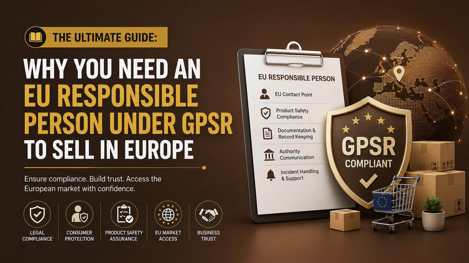 The Ultimate Guide: Why You Need an EU Responsible Person Under GPSR to Sell in Europe