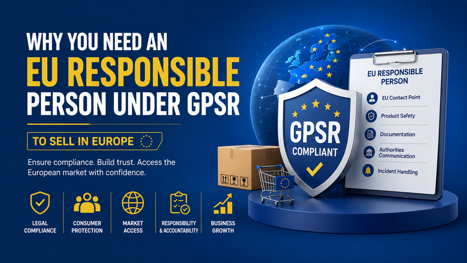 Why You Need an EU Responsible Person Under GPSR to Sell in Europe