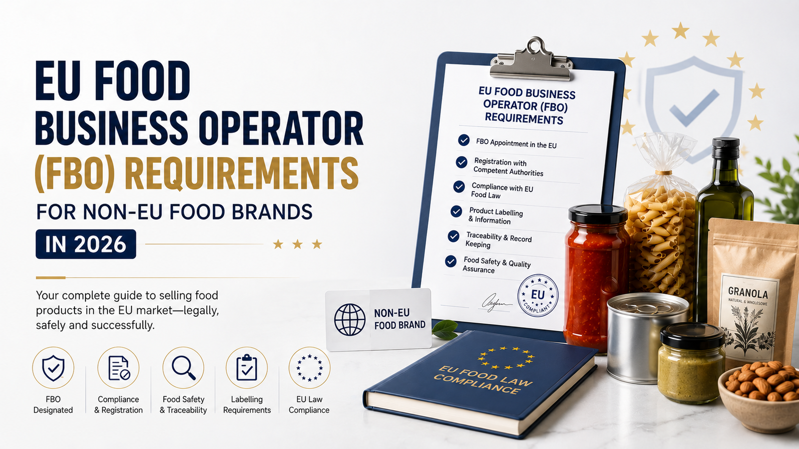 EU Food Business Operator (FBO) Requirements for Non-EU Food Brands in 2026