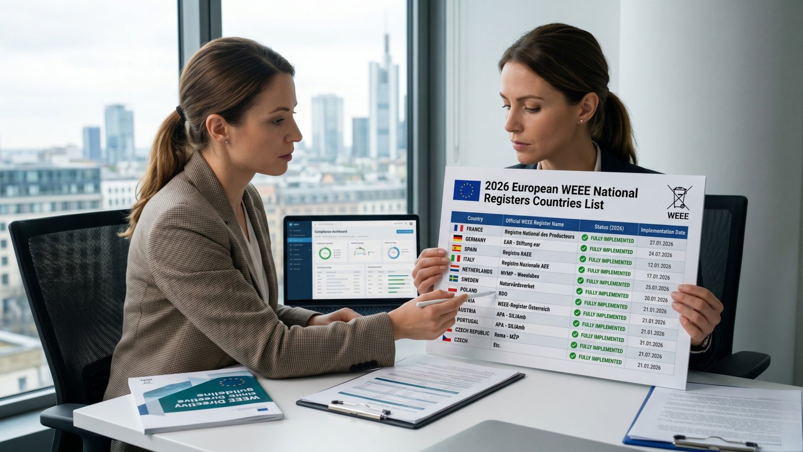 2026 European WEEE National Registers Countries List