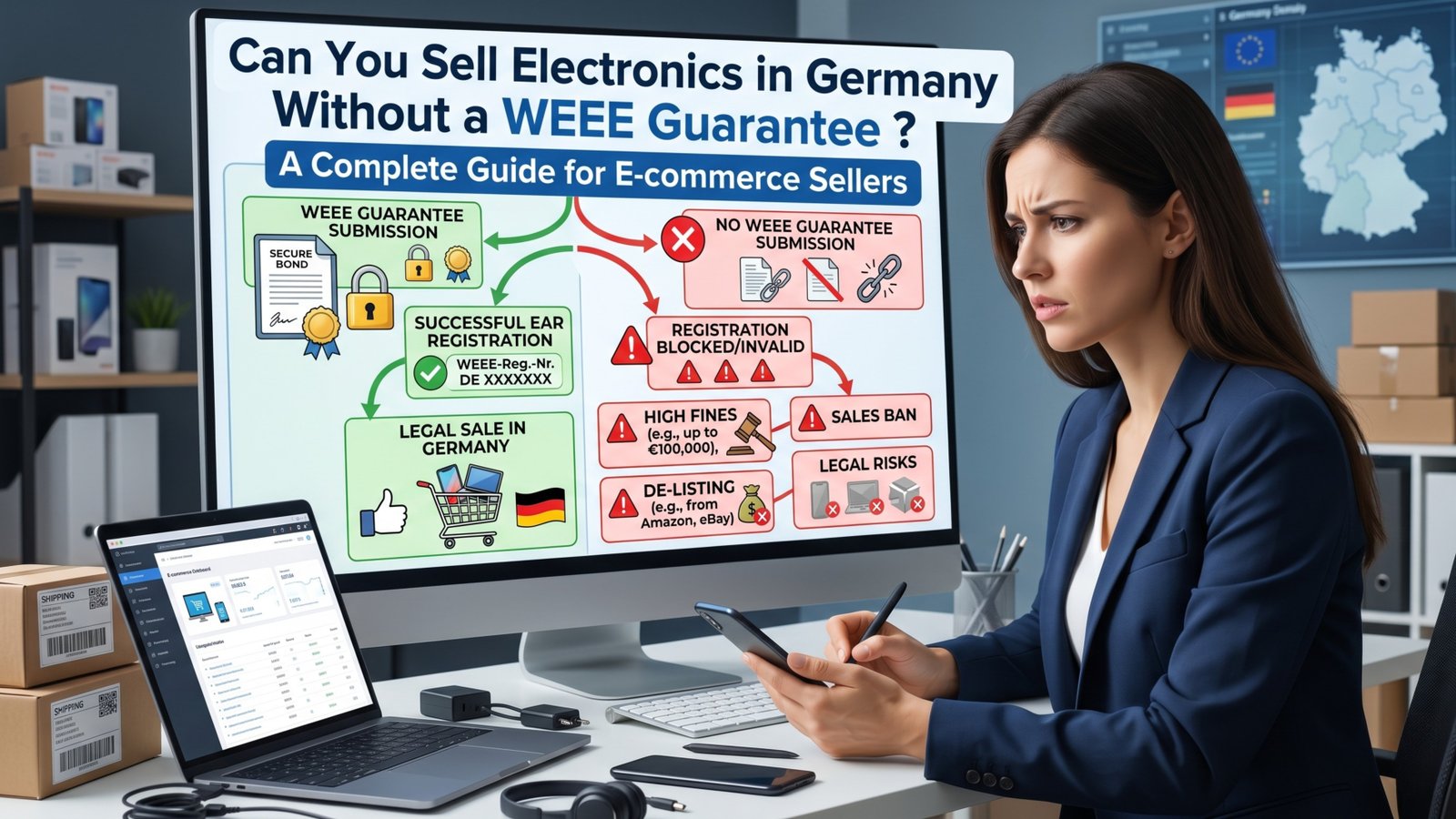 Can You Sell Electronics in Germany Without a WEEE Guarantee ? A Complete Guide for E-commerce Sellers