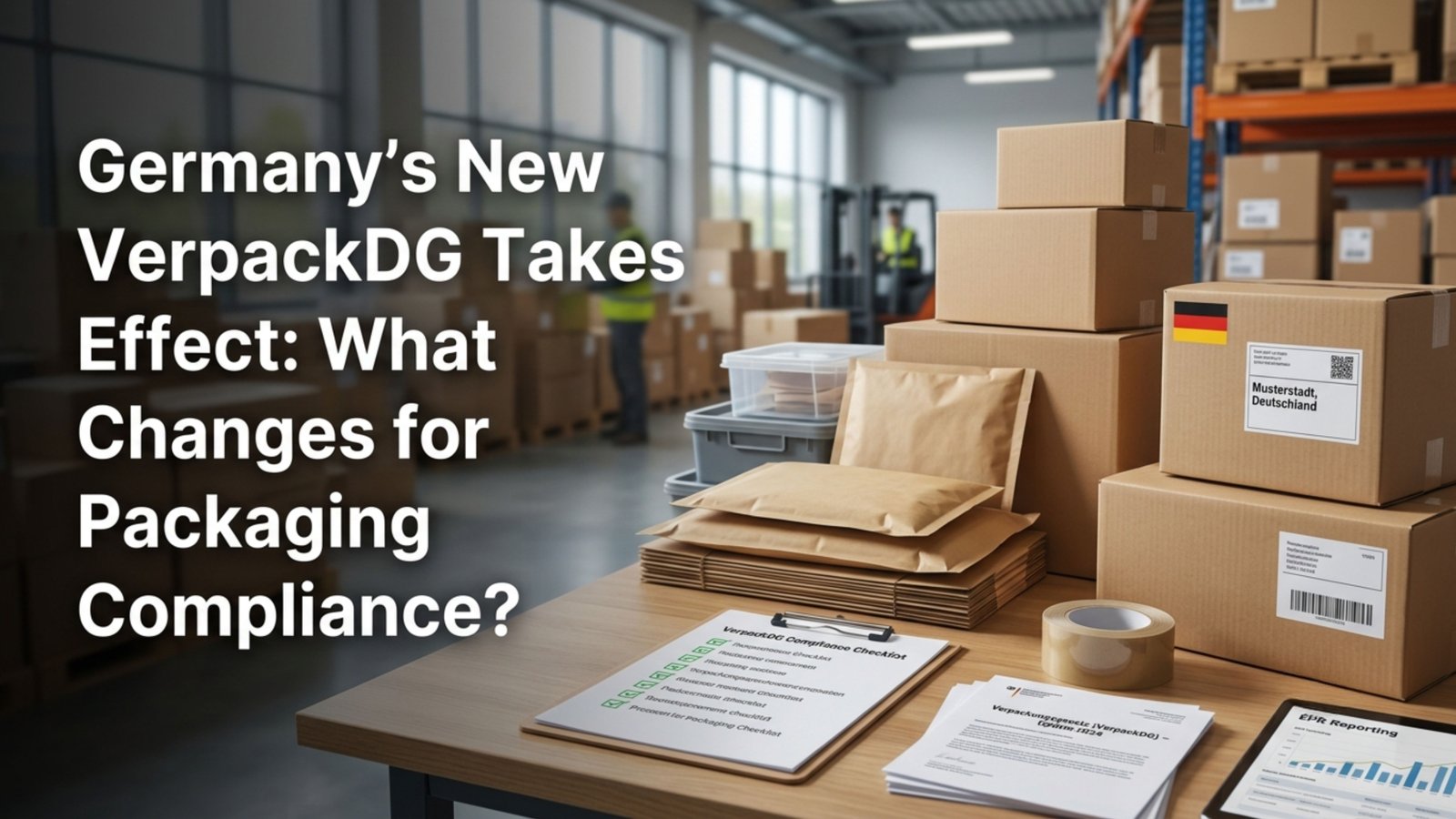 Das neue VerpackDG tritt in Kraft: Was ändert sich bei der Verpackungs-Compliance?