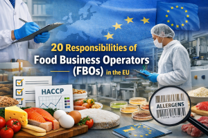 20 Responsibilities of Food Business Operators (FBOs) in the EU