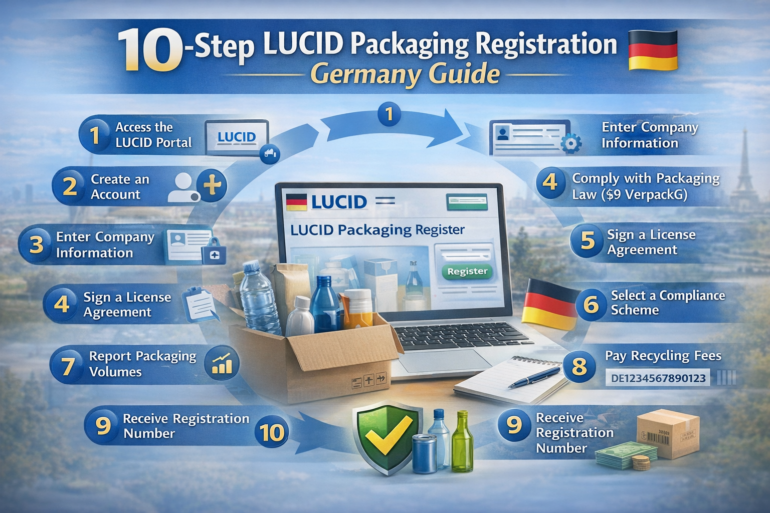 10-Step LUCID Packaging Registration Germany Guide