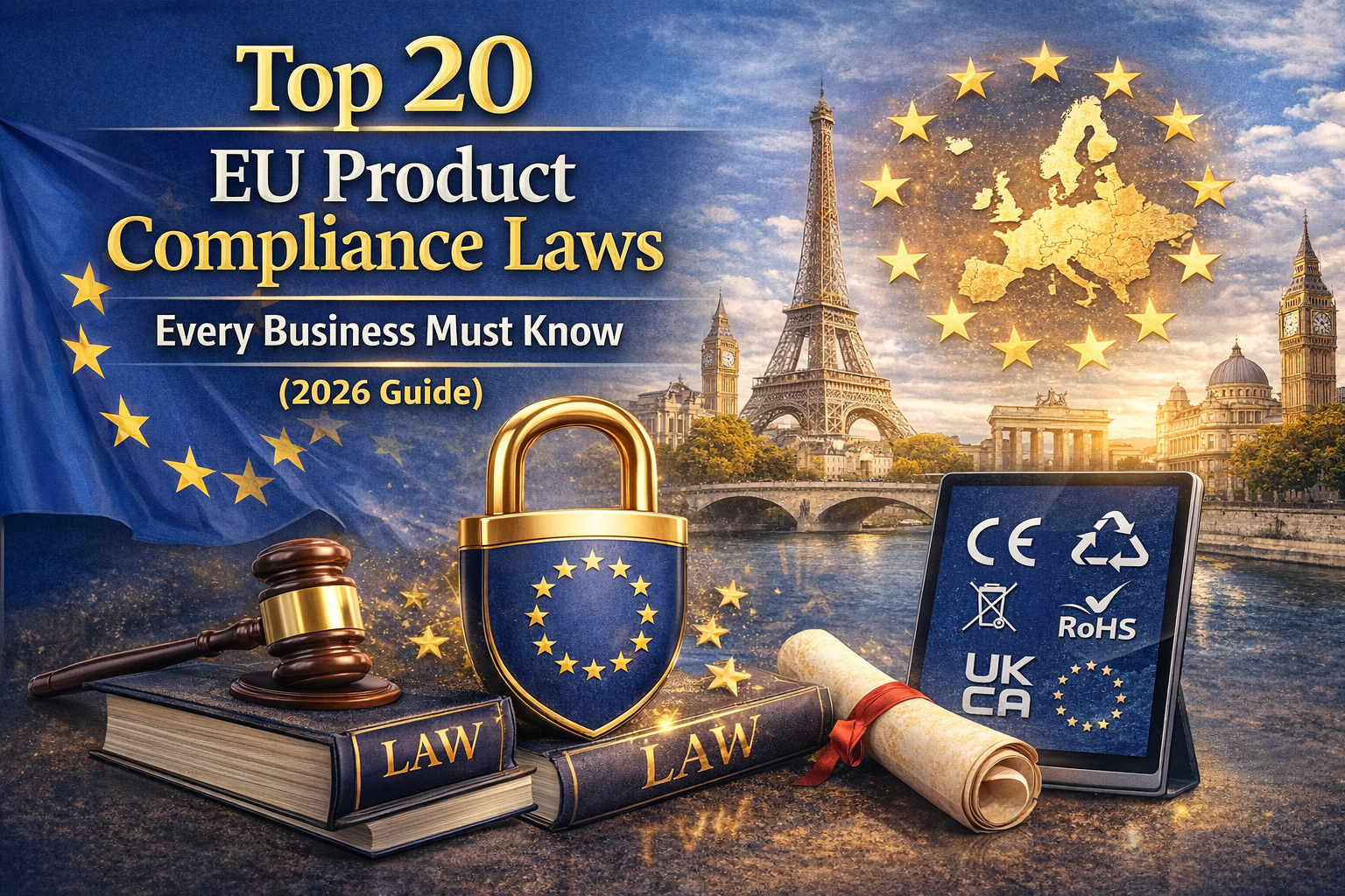 Top 20 EU Product Compliance Laws Every Business Must Know (2026 Guide)